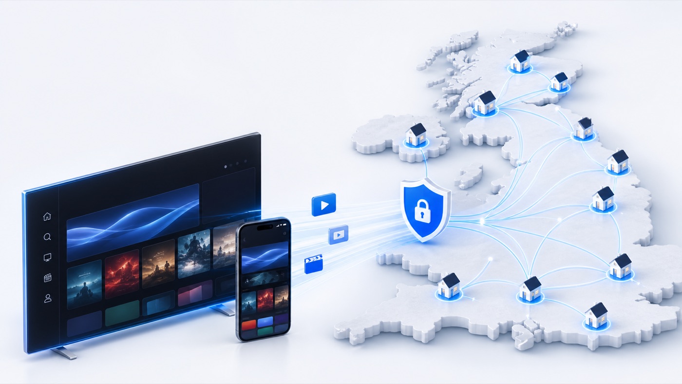 Vela UK routing network for BBC iPlayer streaming
